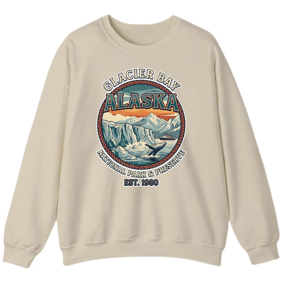 Glacier Bay National Park & Preserve Sweatshirt in Sand
