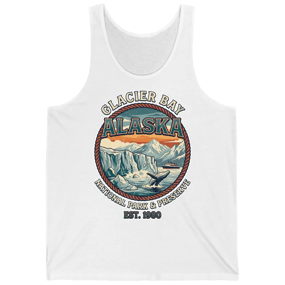 Glacier Bay National Park & Preserve Tank in White