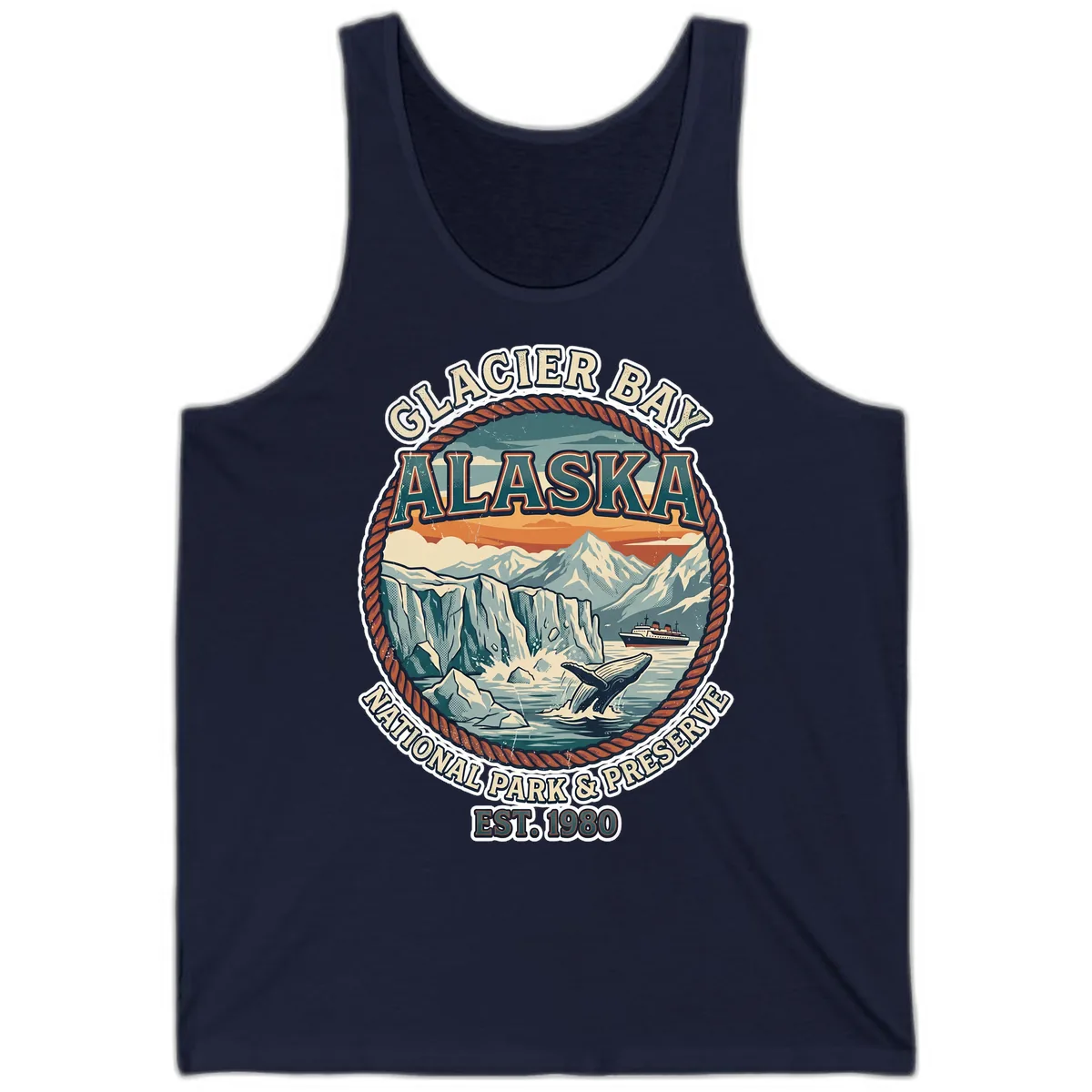 Glacier Bay National Park & Preserve Tank in Navy