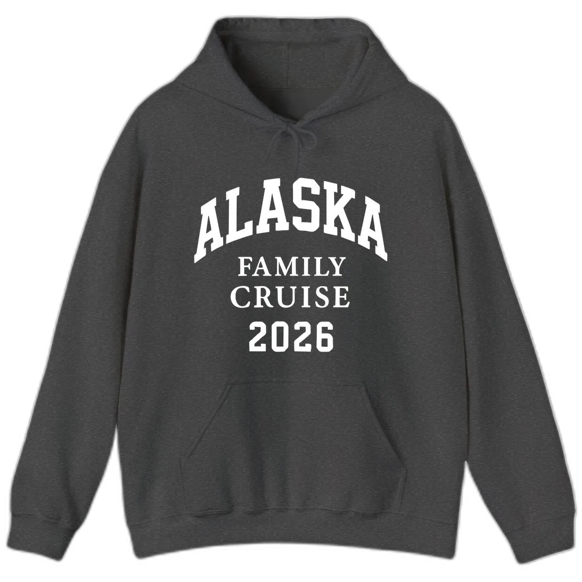 Alaska Family Cruise 2026 Hoodie in Dark Heather