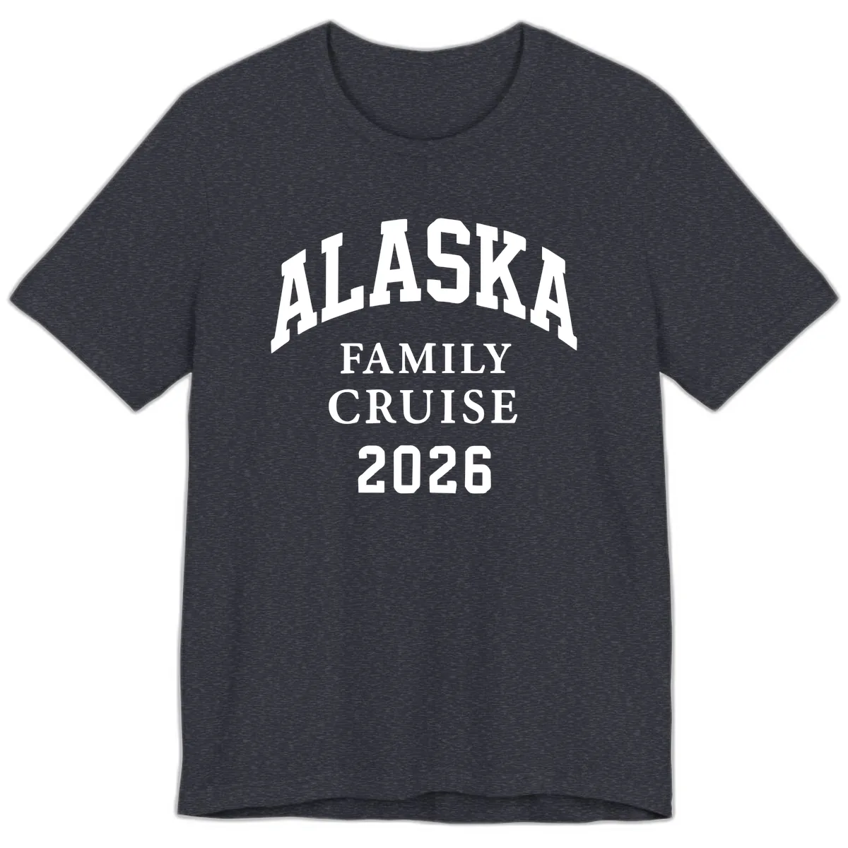 Alaska Family Cruise 2026 Premium T-Shirt in Heather Navy