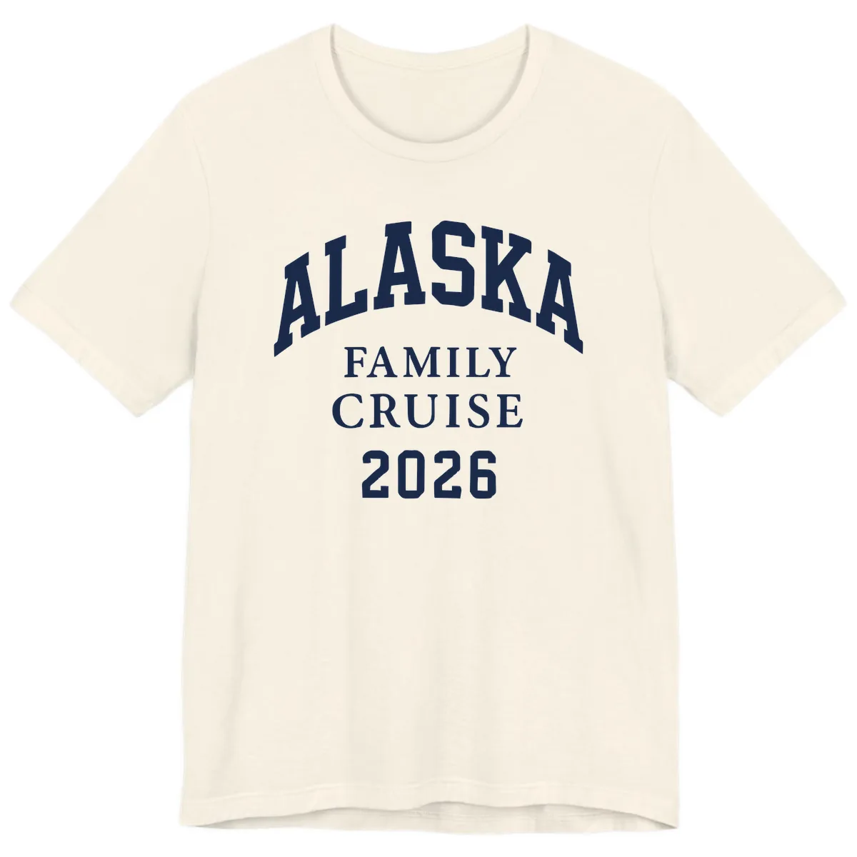Alaska Family Cruise 2026 Premium T-Shirt in Natural