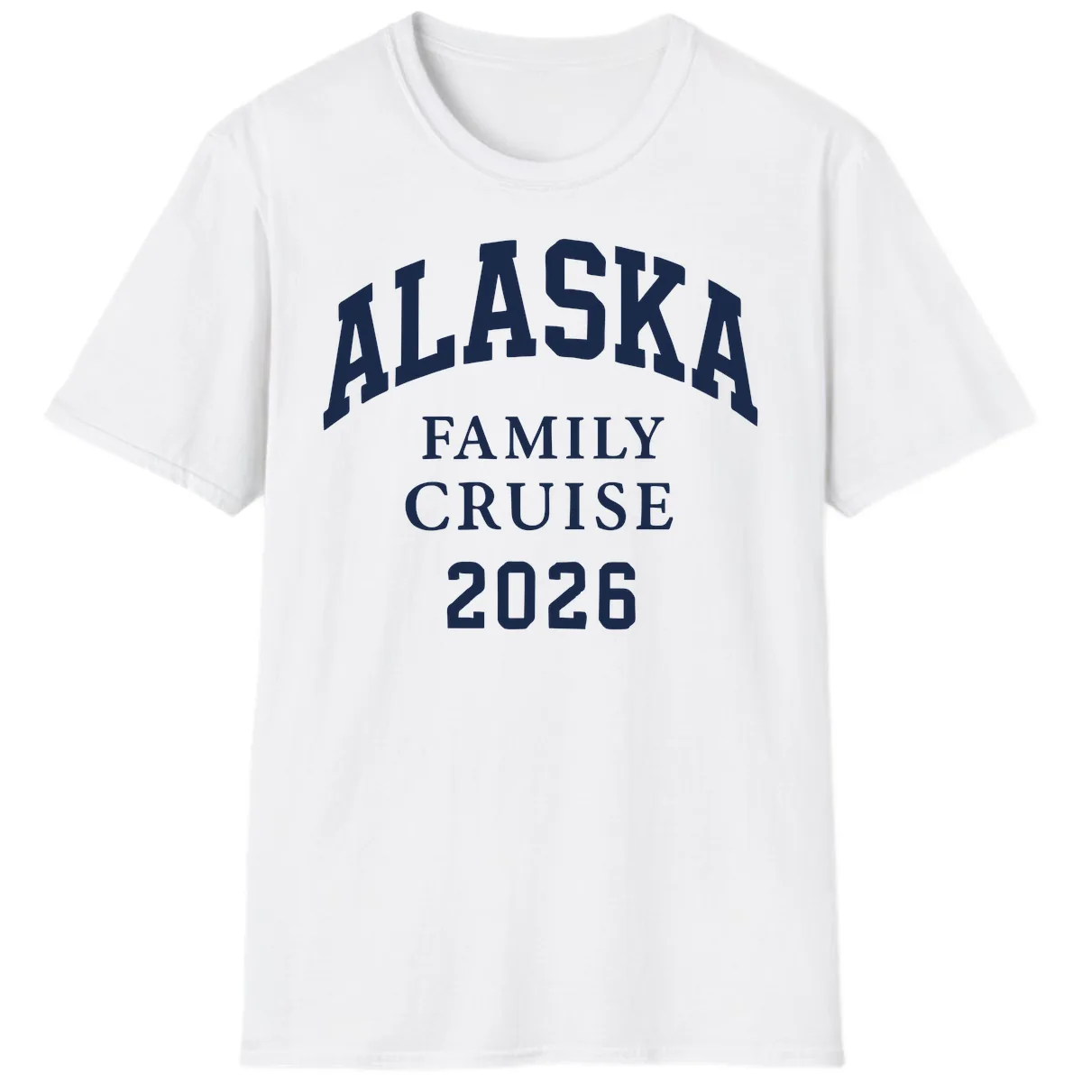 Alaska Family Cruise 2026 T-Shirt in White