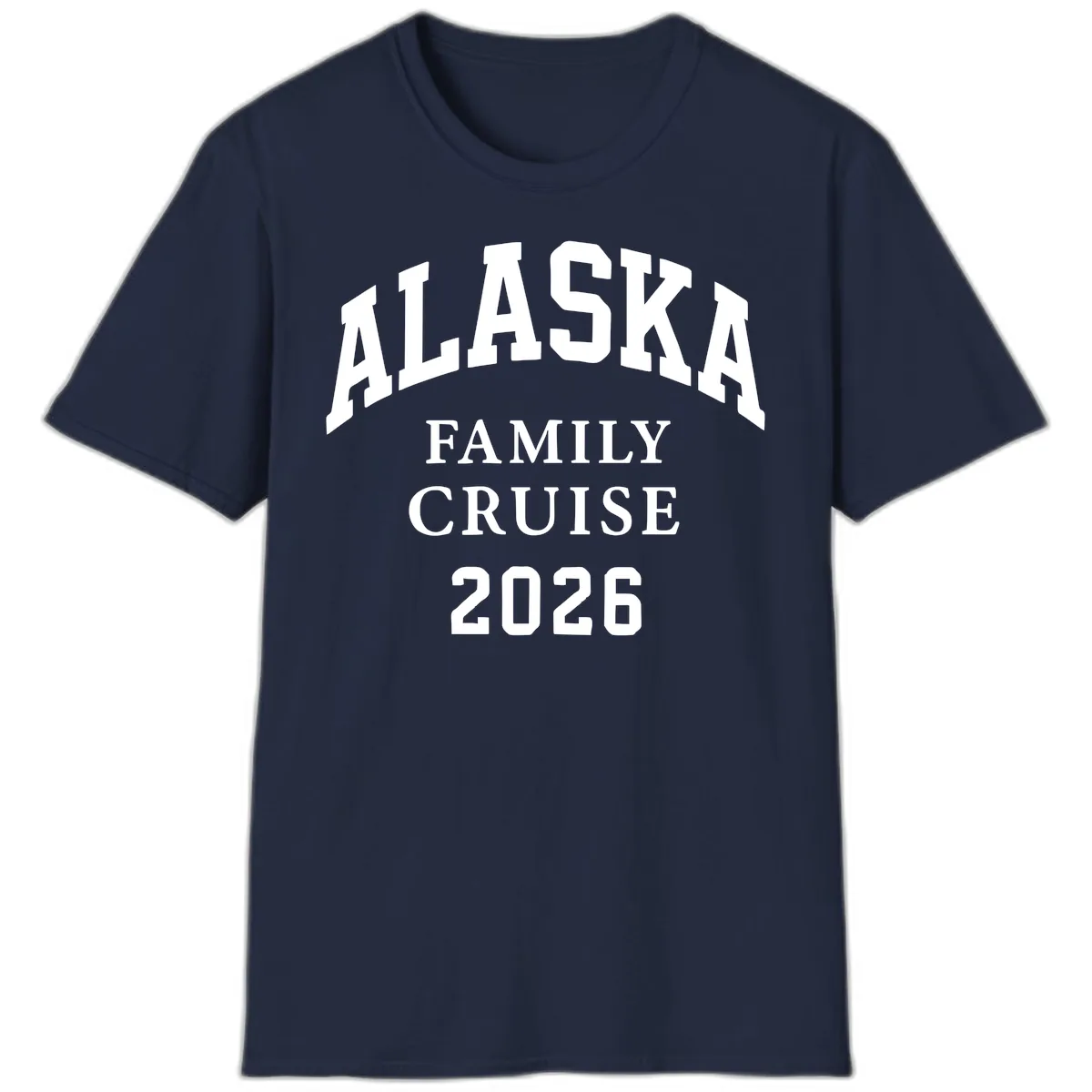 Alaska Family Cruise 2026 T-Shirt in Navy