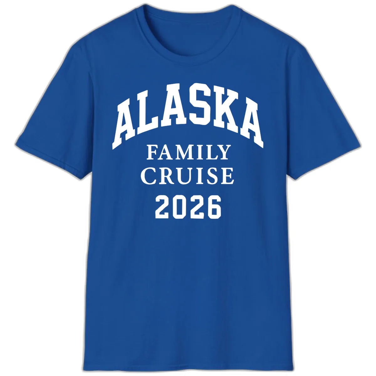 Alaska Family Cruise 2026 T-Shirt in Royal
