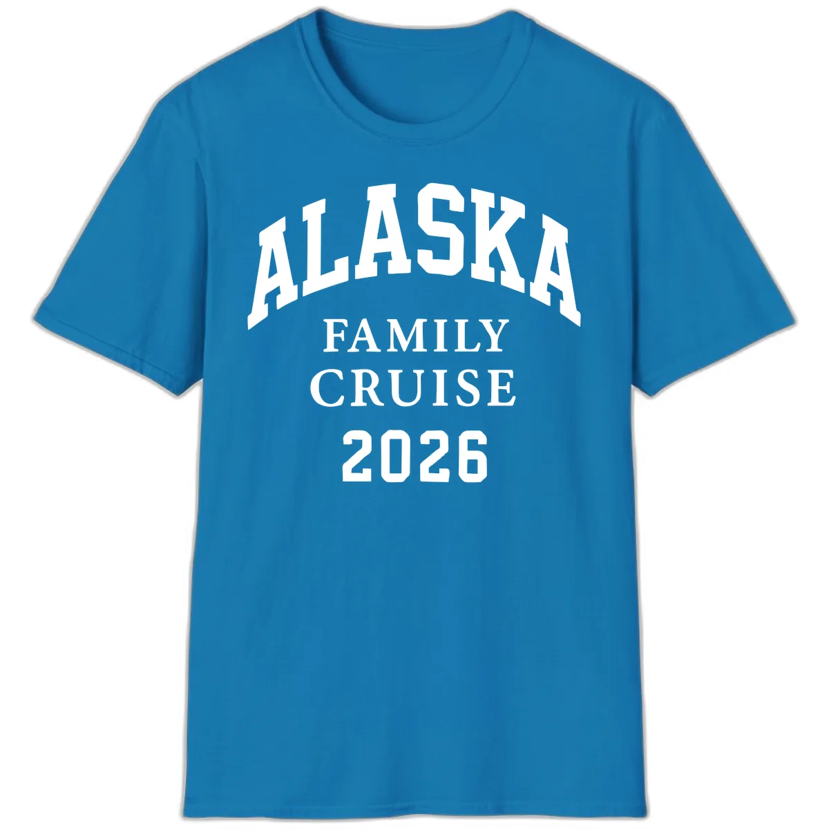 Alaska Family Cruise 2026 T-Shirt in Sapphire