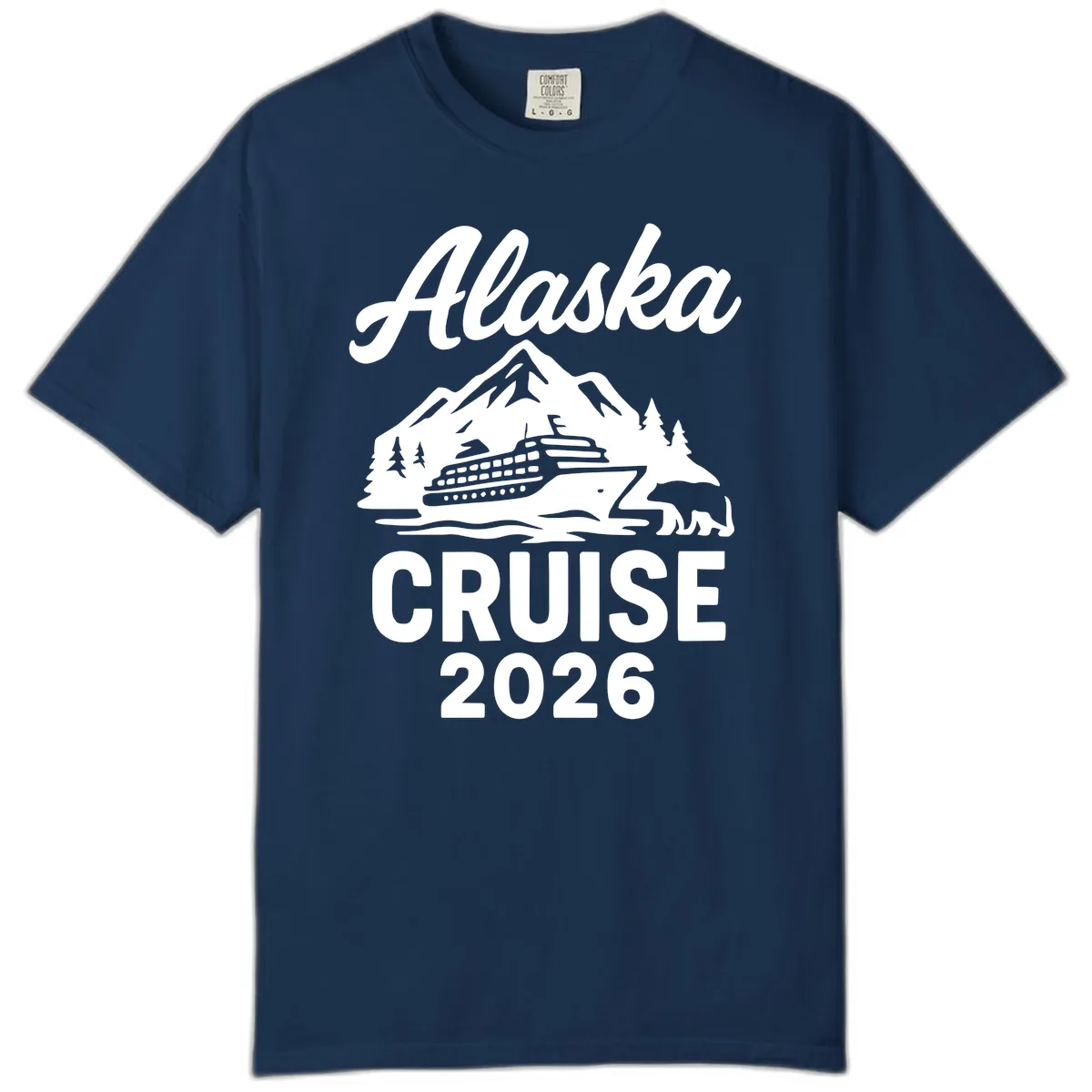 Alaska Cruise 2026 Adventure Comfort Color in Navy