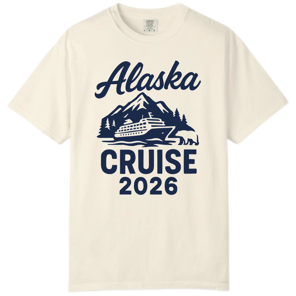 Alaska Cruise 2026 Adventure Comfort Color in Ivory