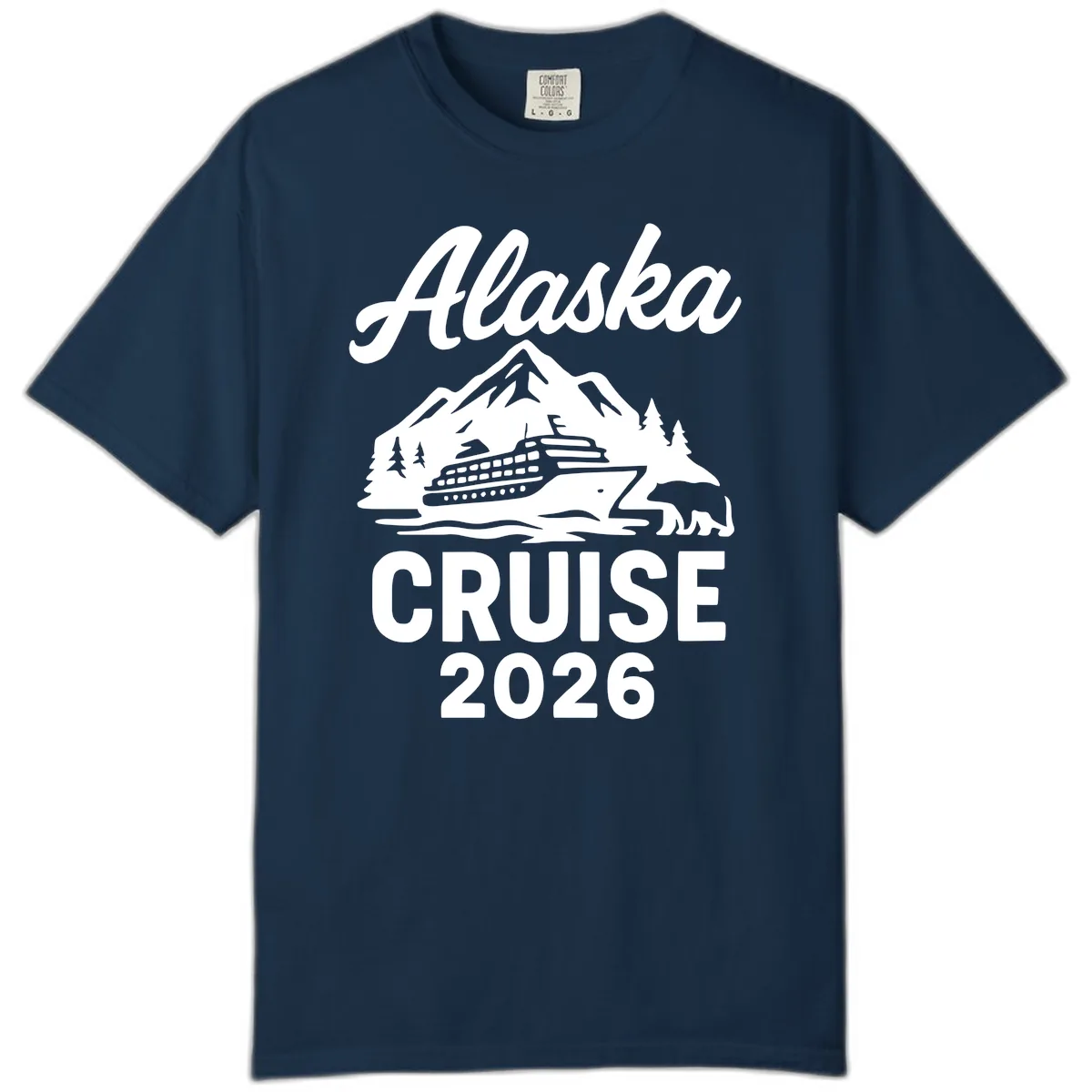 Alaska Cruise 2026 Adventure Comfort Color in True Navy