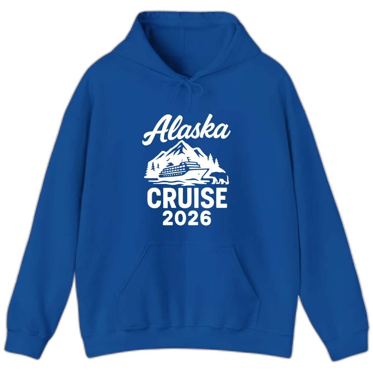 Alaska Cruise 2026 Adventure Hoodie in Royal