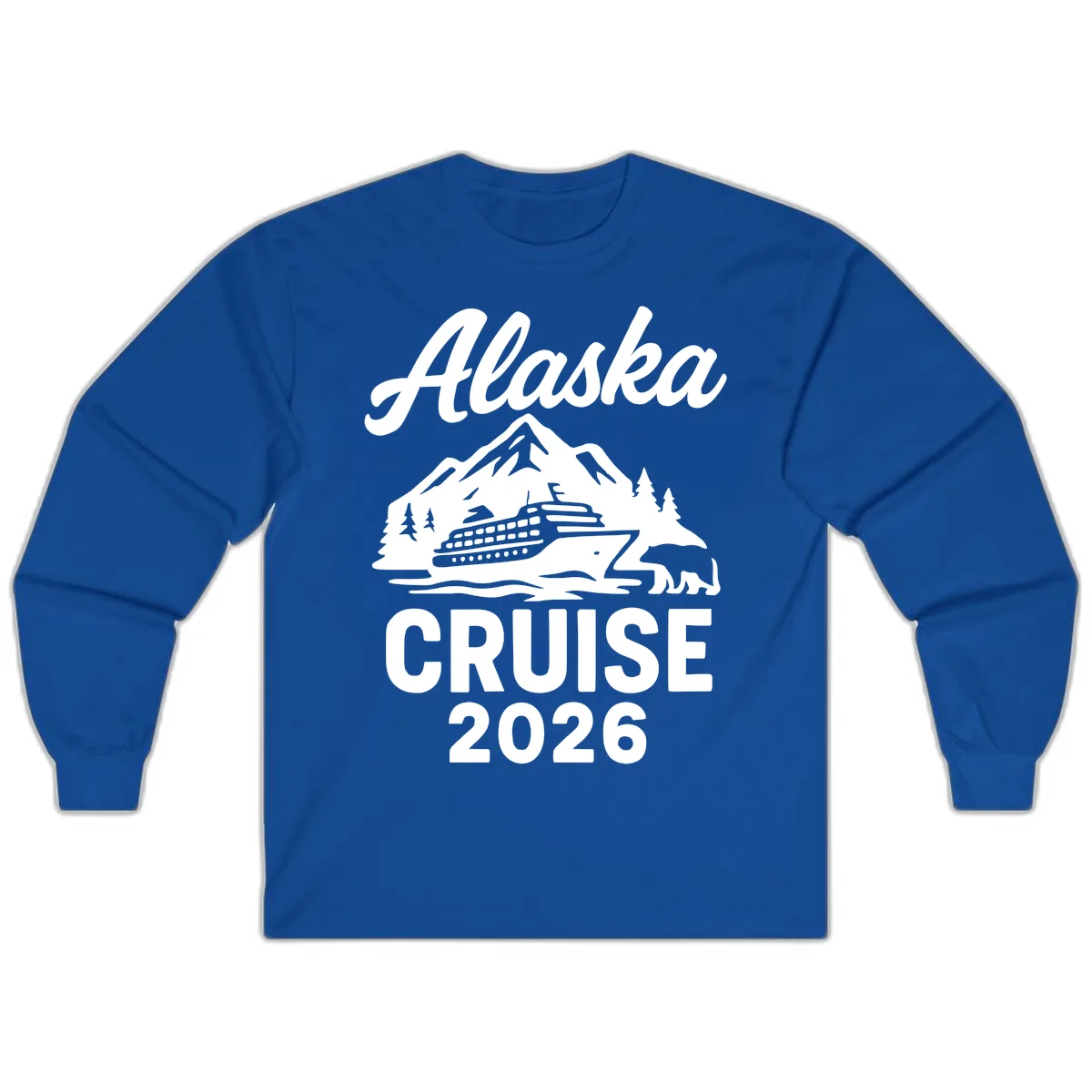 Alaska Cruise 2026 Adventure Long Sleeve in Royal