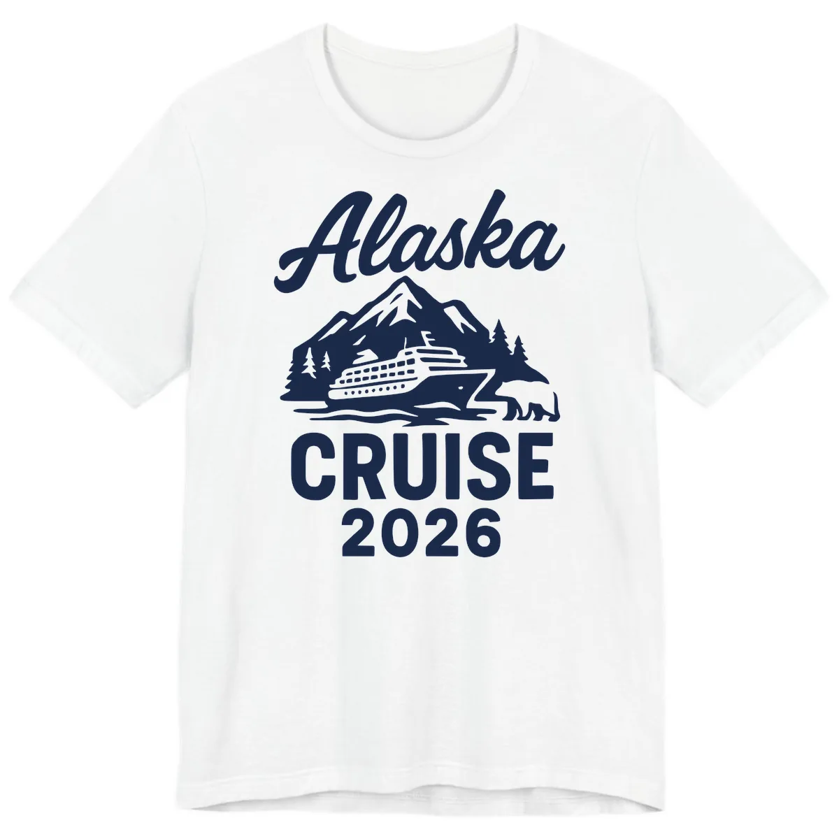 Alaska Cruise 2026 Adventure Premium T-Shirt in White