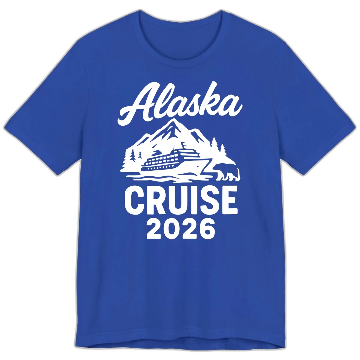 Alaska Cruise 2026 Adventure Premium T-Shirt in True Royal