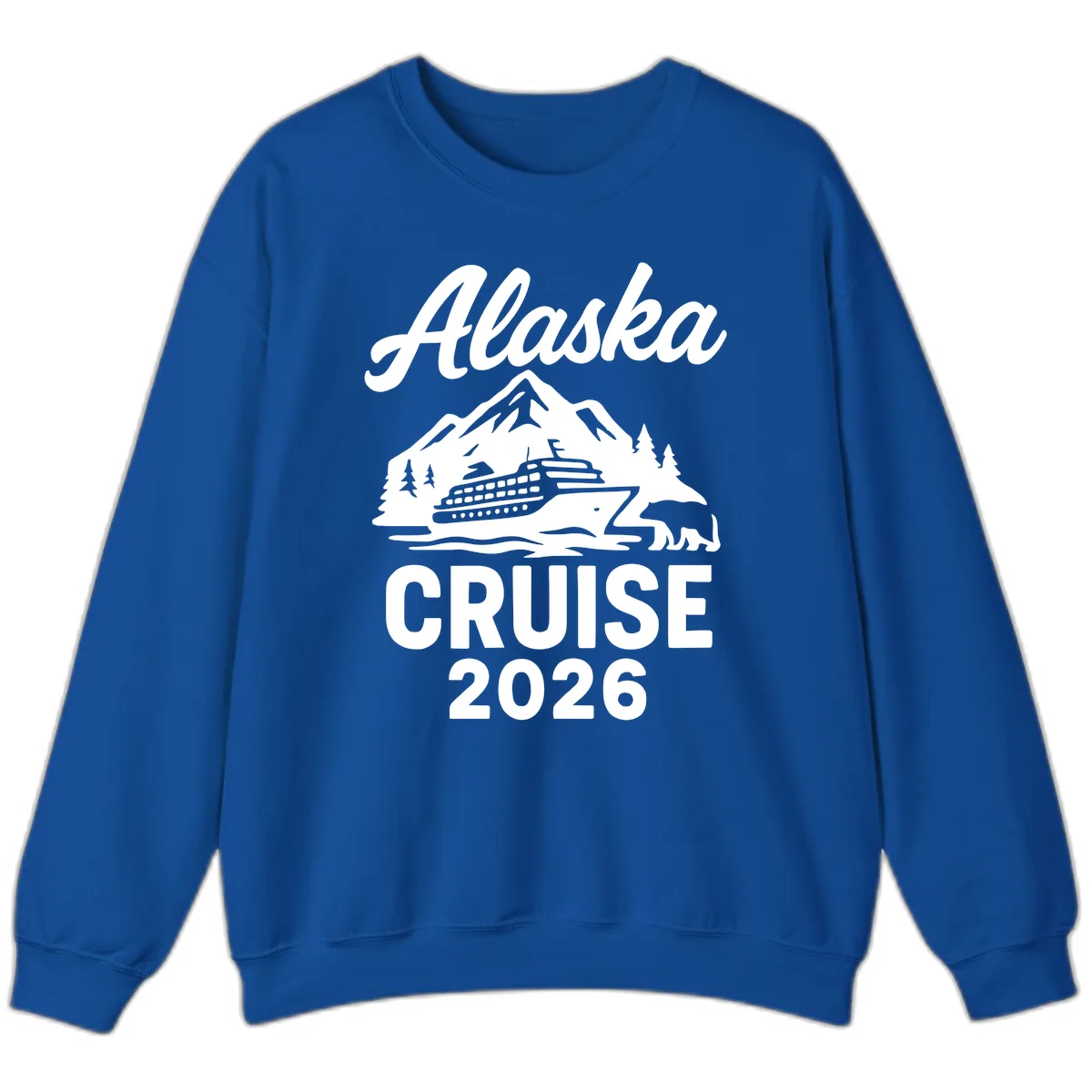 Alaska Cruise 2026 Adventure Sweatshirt in Royal