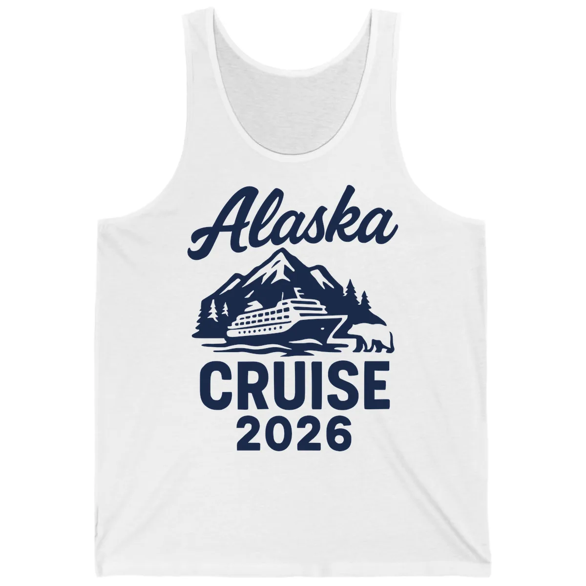 Alaska Cruise 2026 Adventure Tank in White