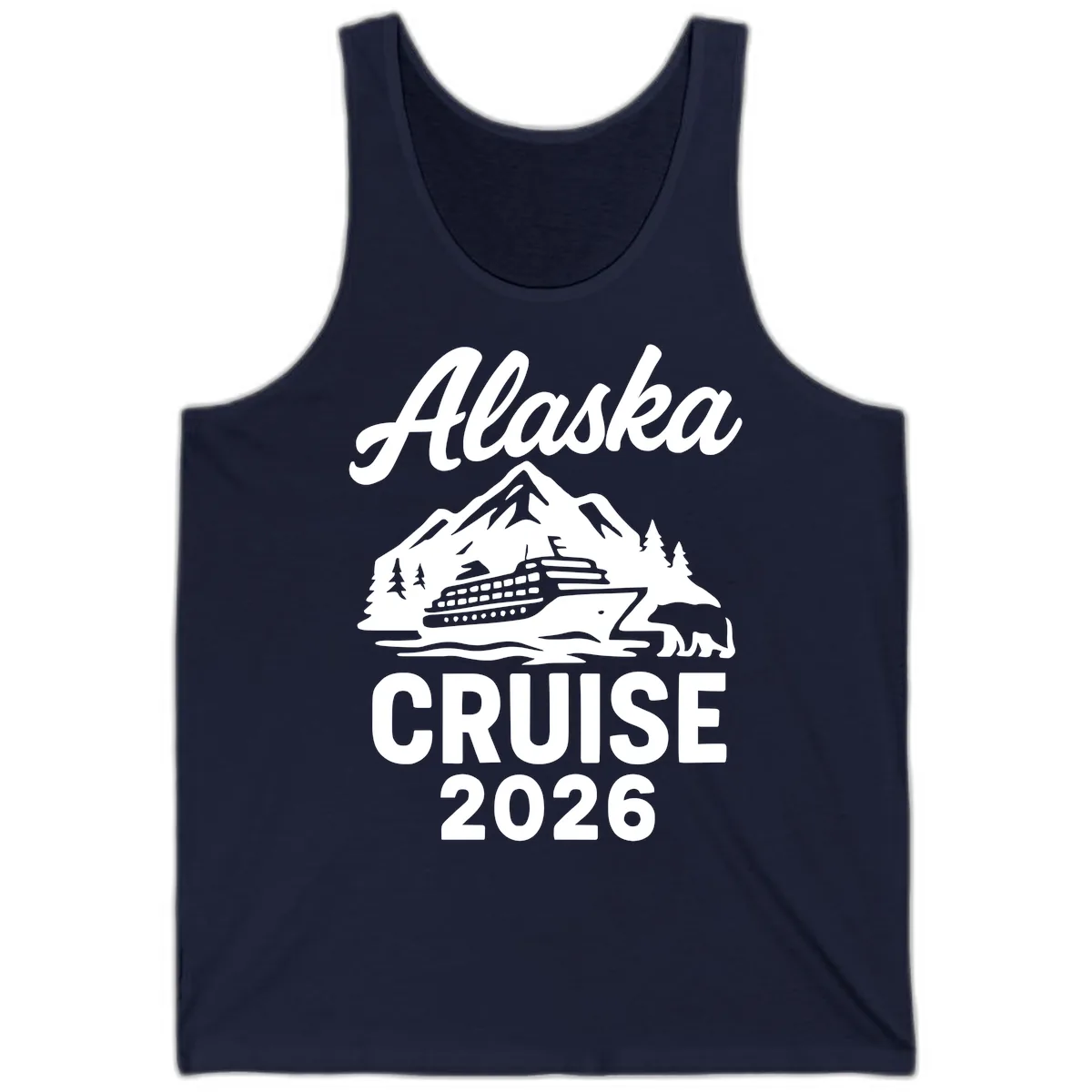 Alaska Cruise 2026 Adventure Tank in Navy