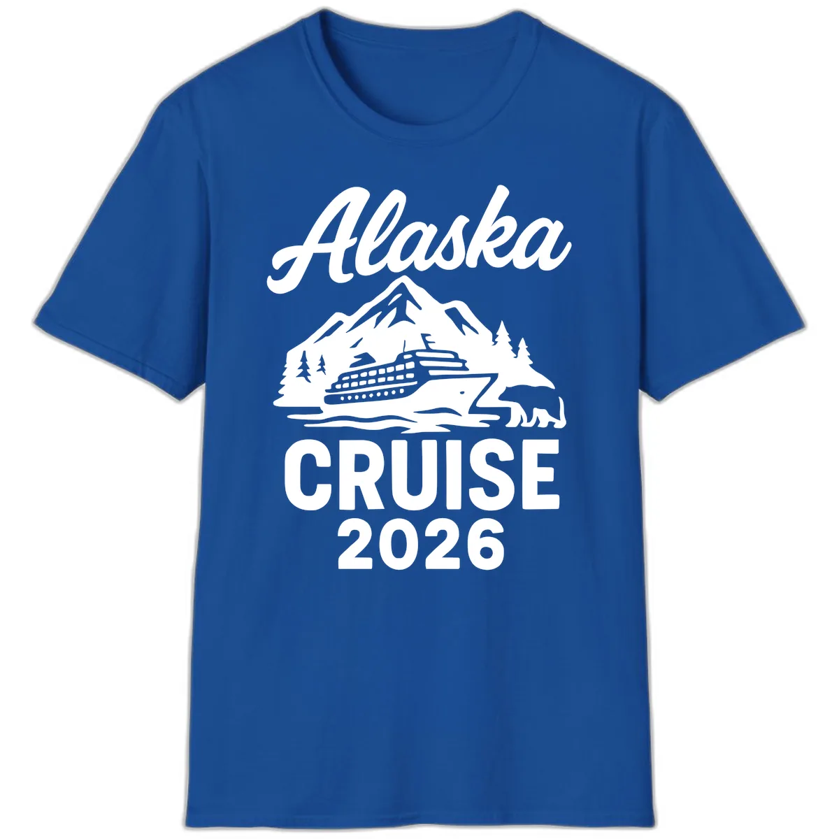 Alaska Cruise 2026 Adventure T-Shirt in Royal