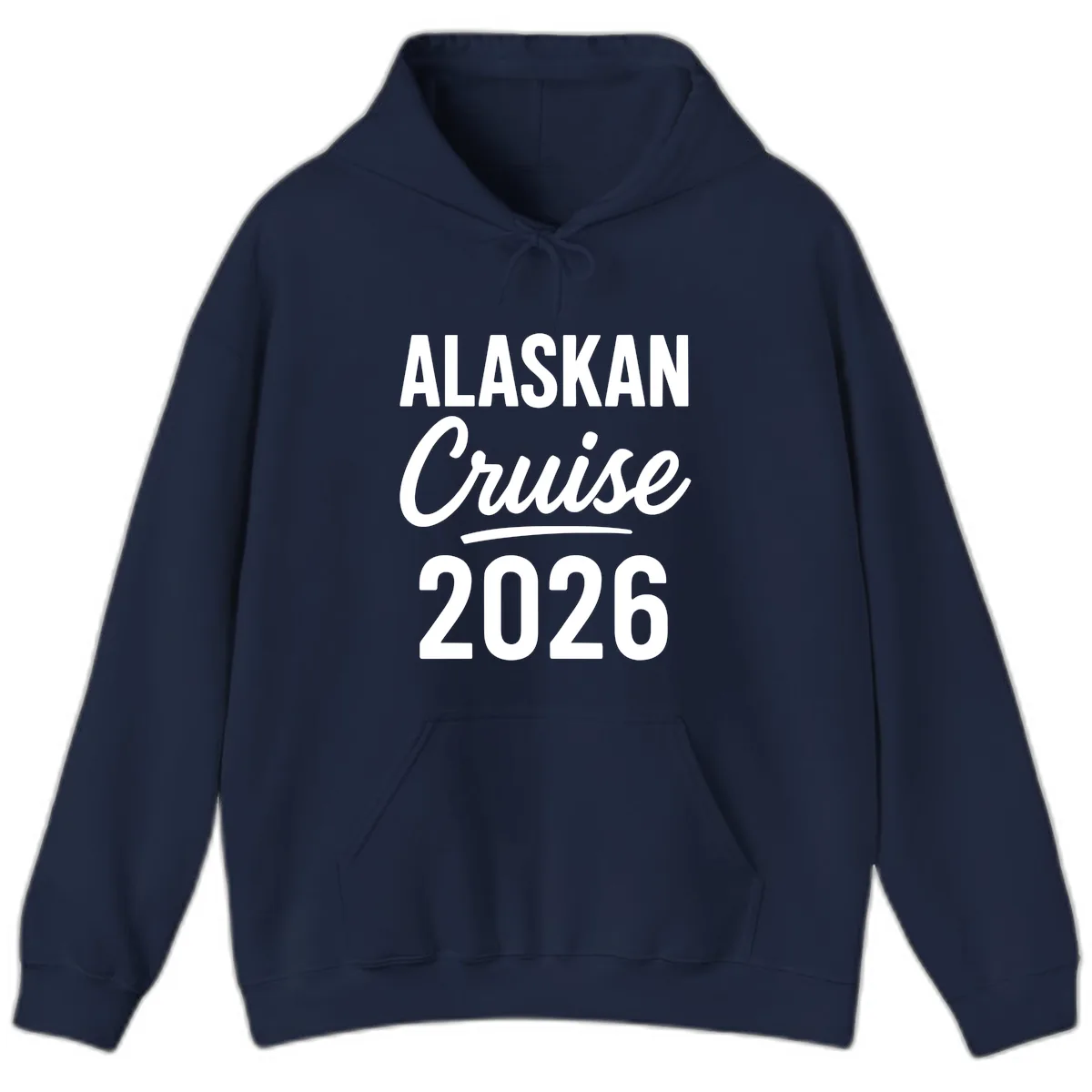Alaskan Cruise 2026 Hoodie in Navy