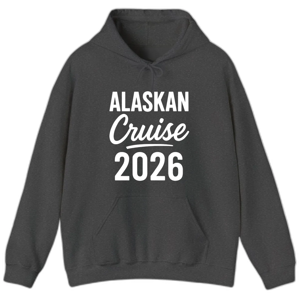 Alaskan Cruise 2026 Hoodie in Dark Heather