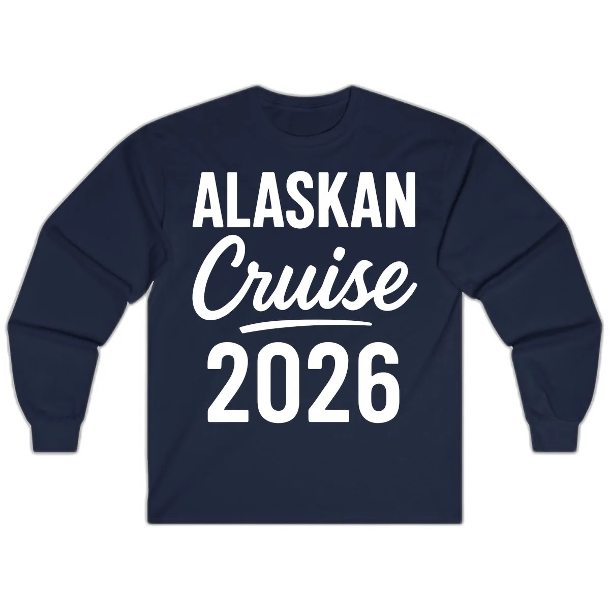Alaskan Cruise 2026 Long Sleeve in Navy