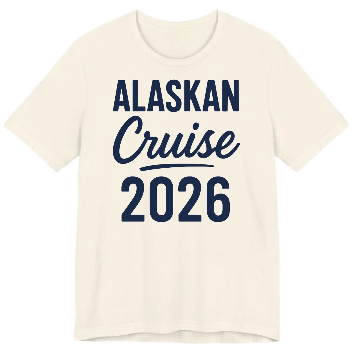 Alaskan Cruise 2026 Premium T-Shirt in Natural