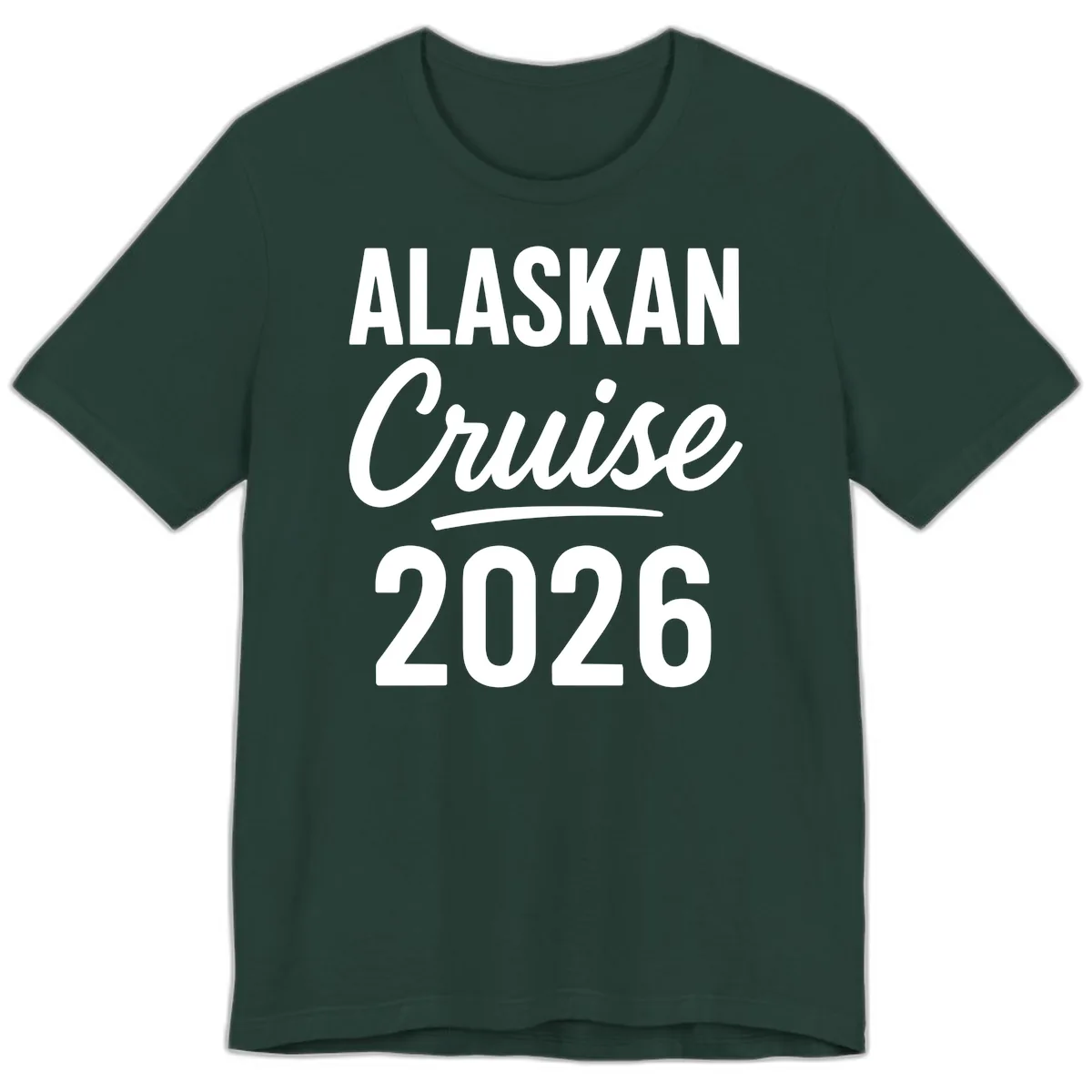 Alaskan Cruise 2026 Premium T-Shirt in Forest