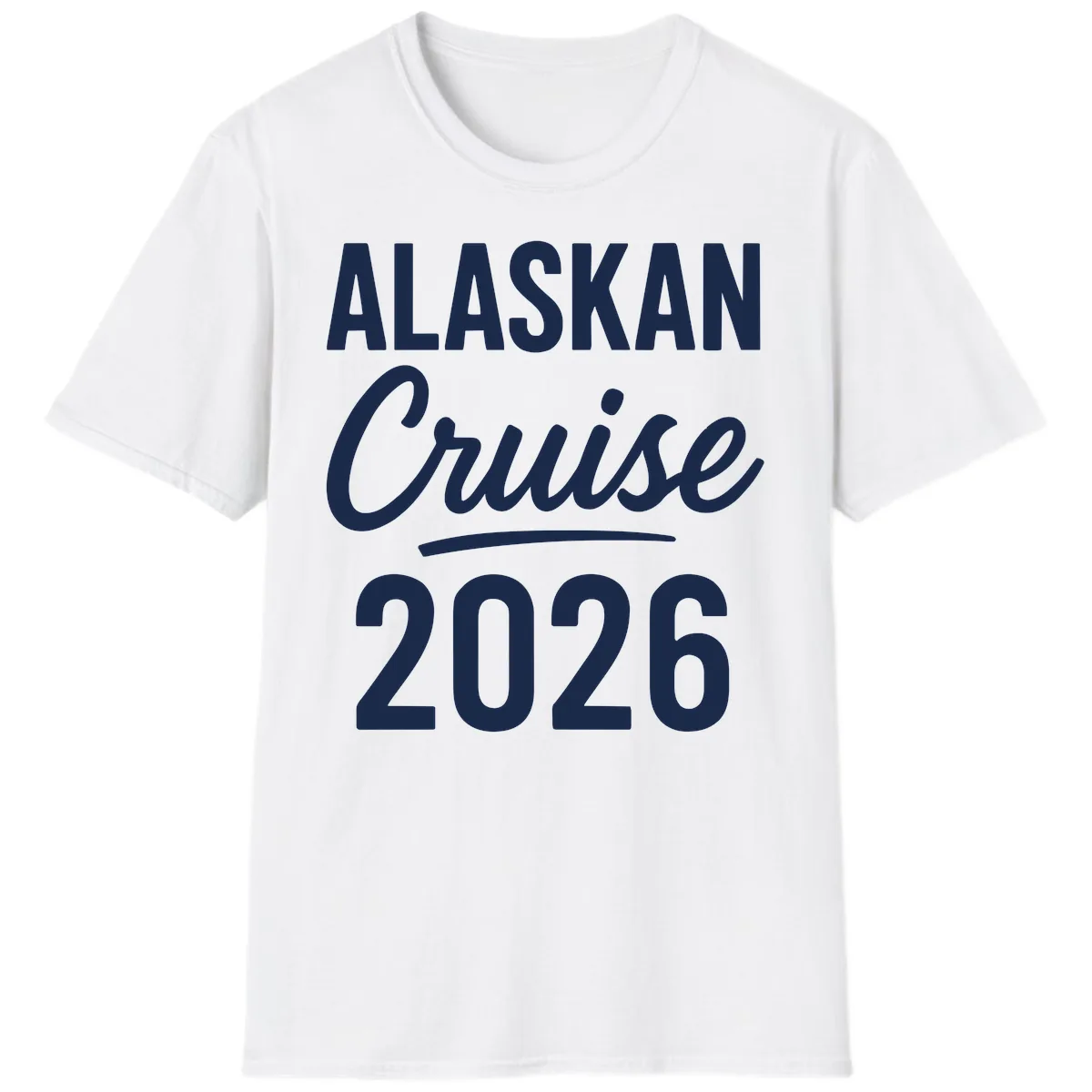 Alaskan Cruise 2026 T-Shirt in White