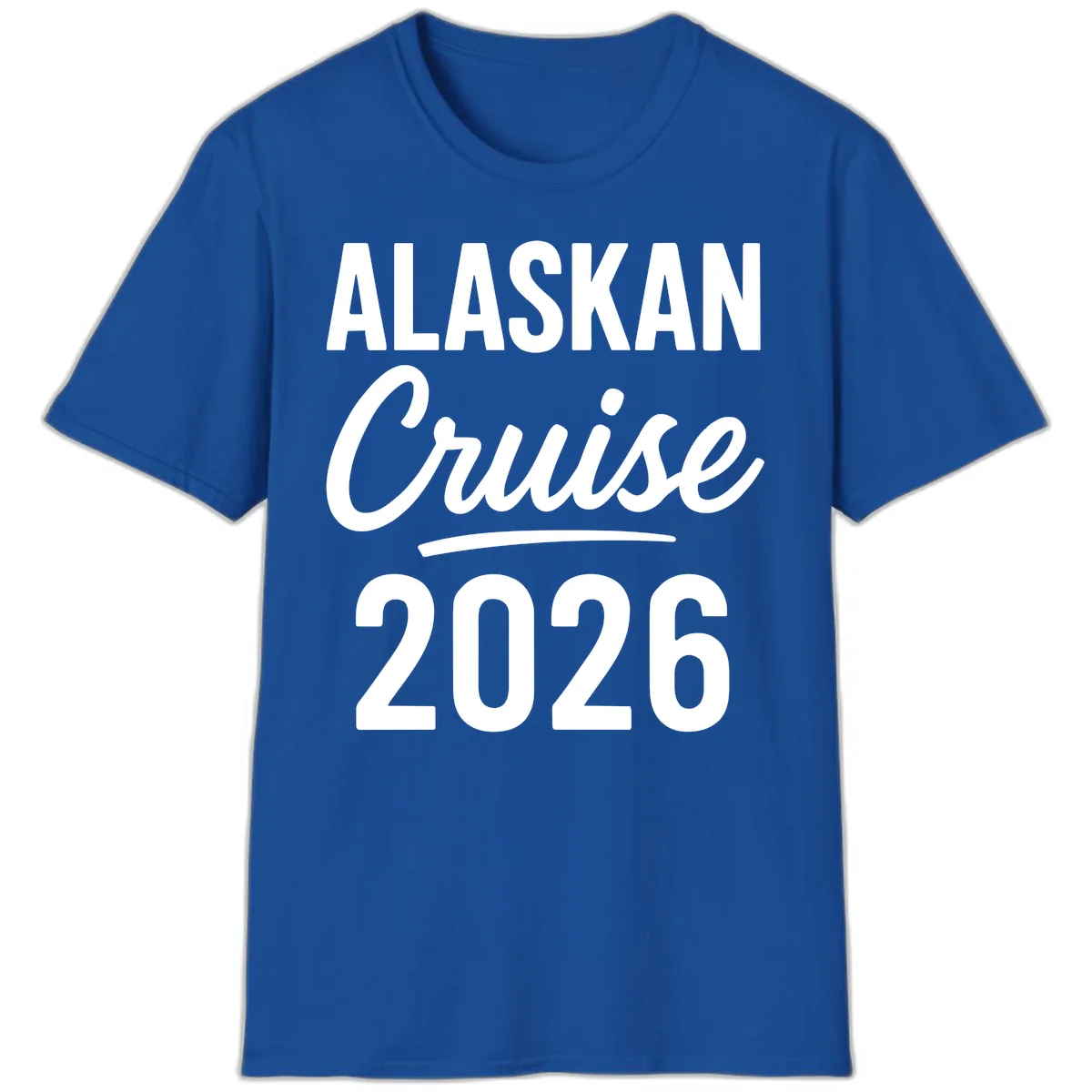Alaskan Cruise 2026 T-Shirt in Royal