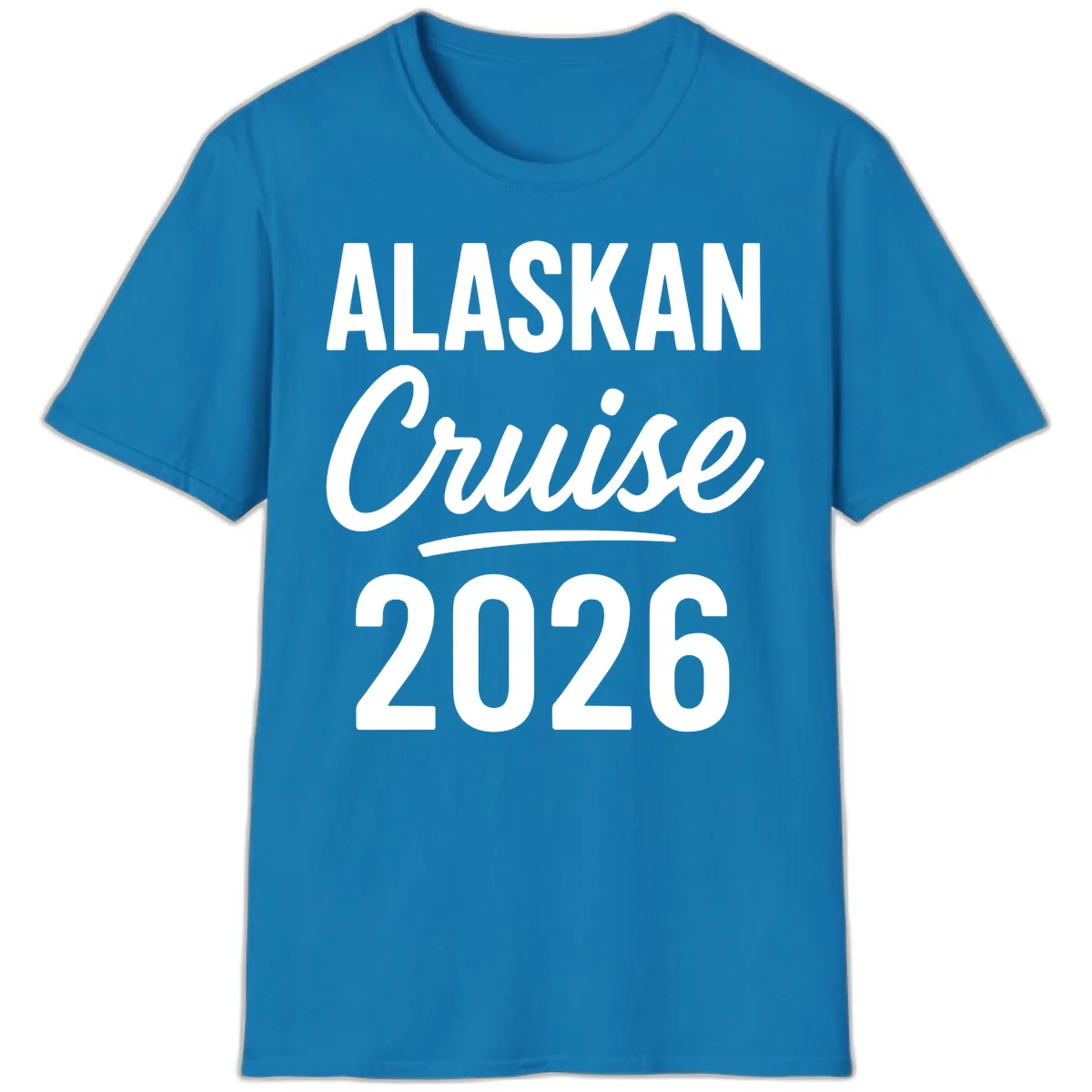 Alaskan Cruise 2026 T-Shirt in Sapphire