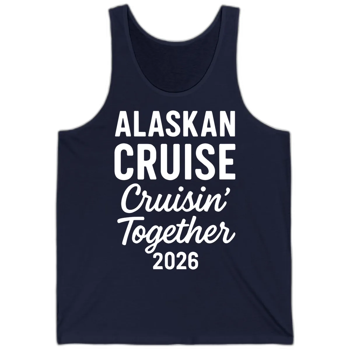 Alaskan Cruise Cruisin' Together 2026 Tank in Navy