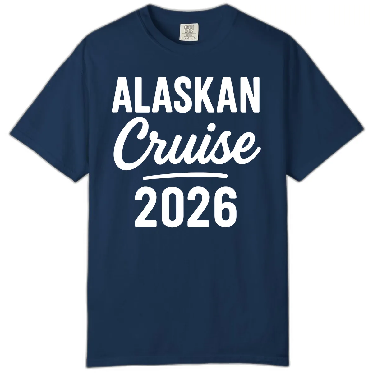 Alaskan Cruise 2026 Comfort Color in Navy