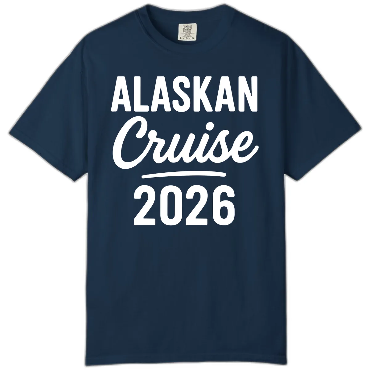 Alaskan Cruise 2026 Comfort Color in True Navy