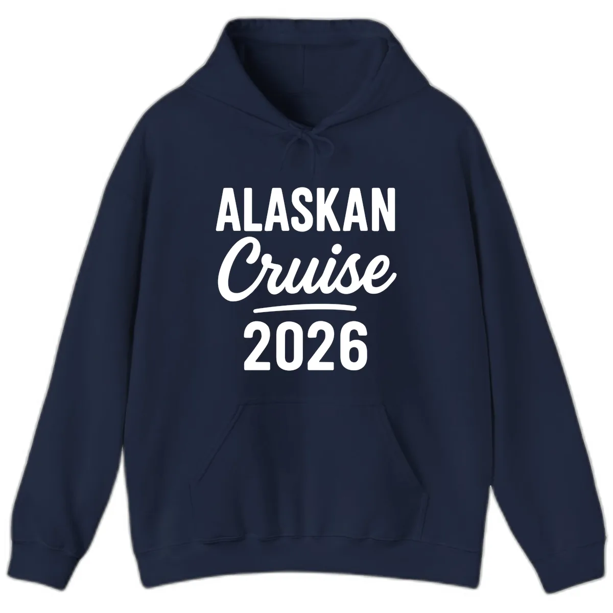 Alaskan Cruise 2026 Hoodie in Navy