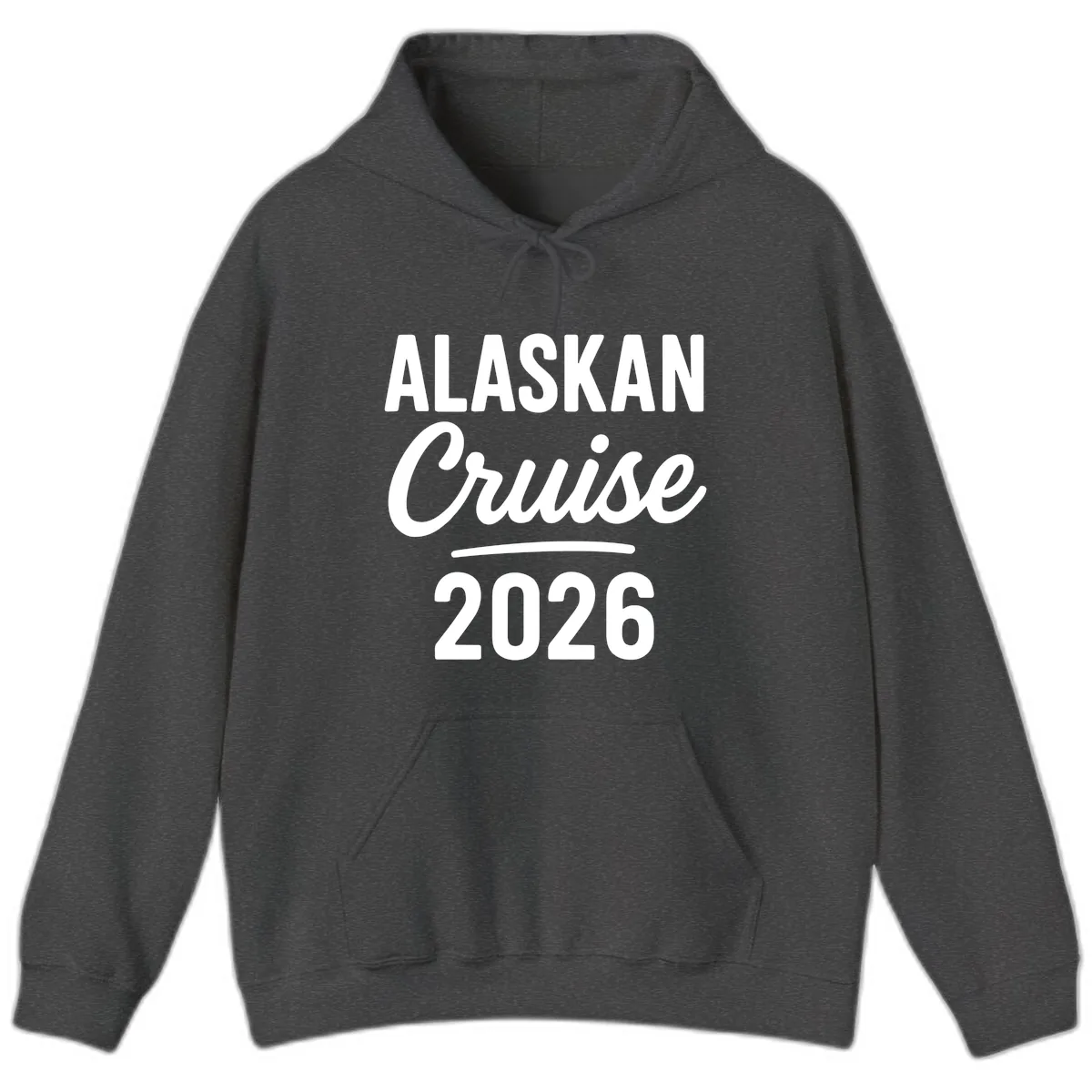 Alaskan Cruise 2026 Hoodie in Dark Heather