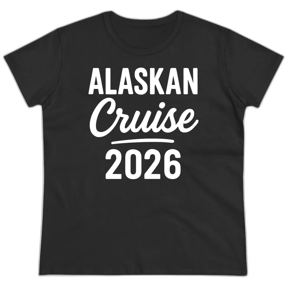 Alaskan Cruise 2026 Ladies Tee in Black
