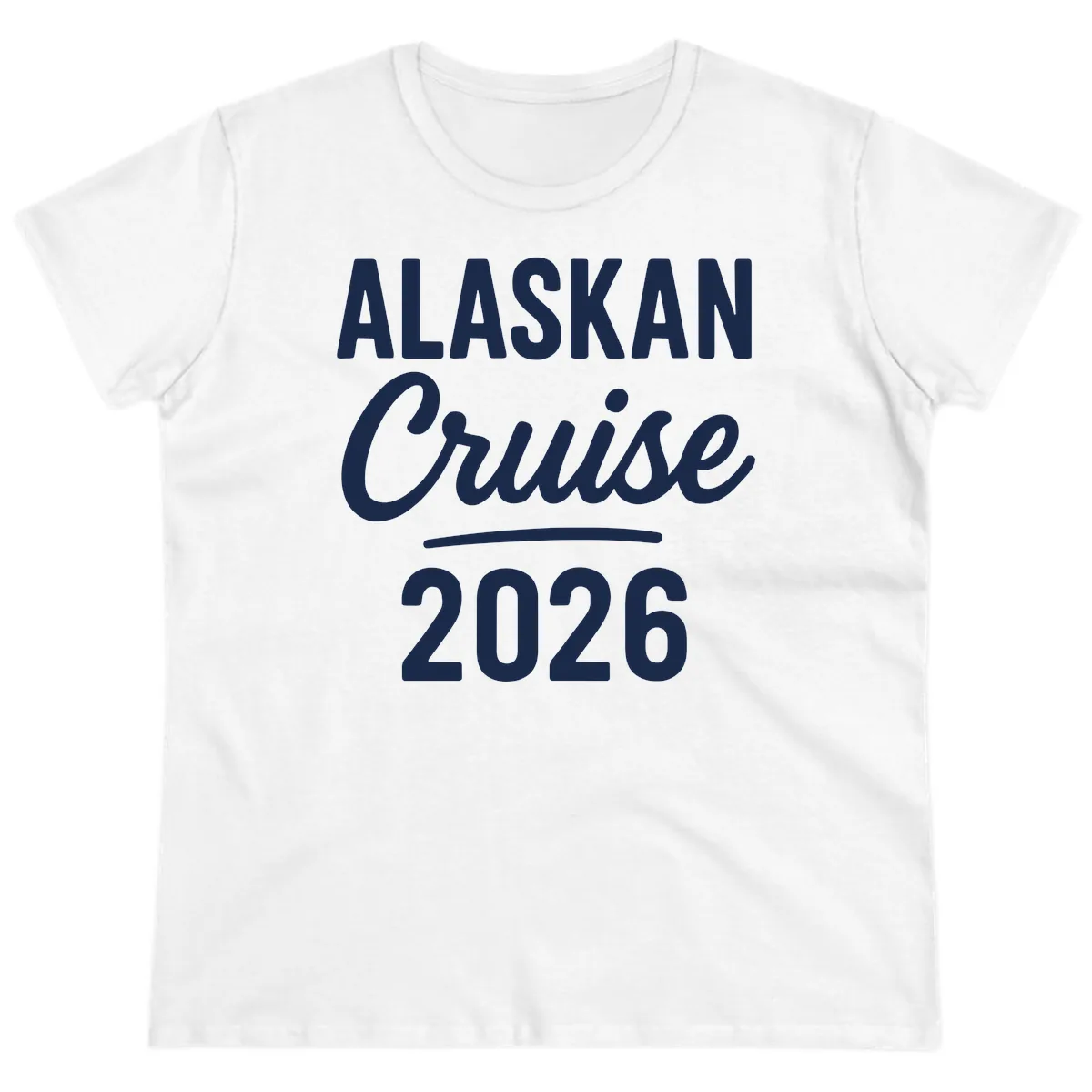 Alaskan Cruise 2026 Ladies Tee in White