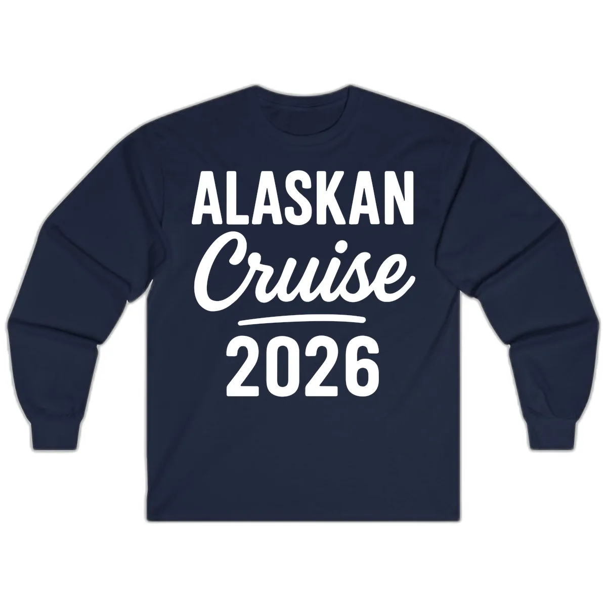 Alaskan Cruise 2026 Long Sleeve in Navy