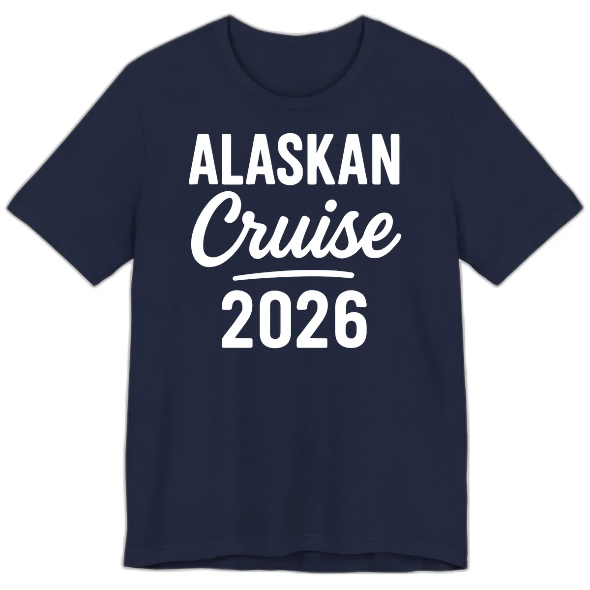 Alaskan Cruise 2026 Premium T-Shirt in Navy