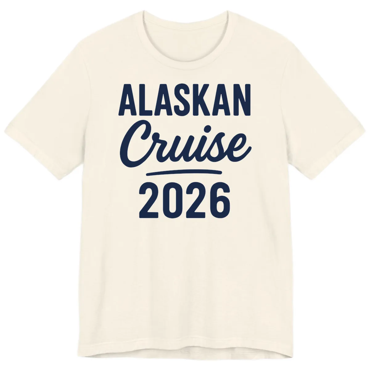 Alaskan Cruise 2026 Premium T-Shirt in Natural