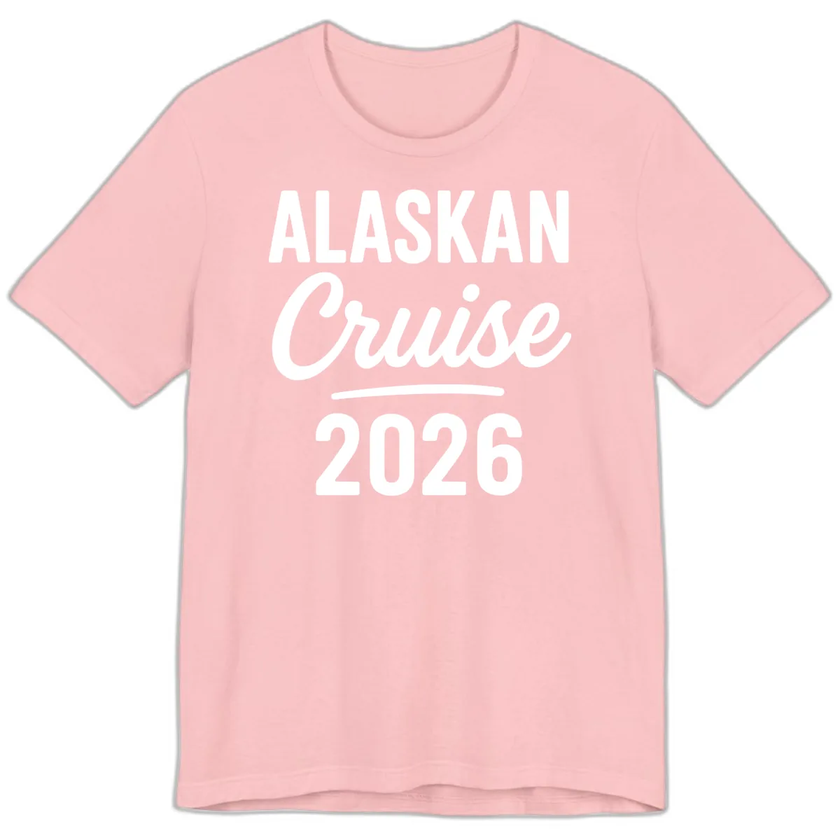 Alaskan Cruise 2026 Premium T-Shirt in Pink