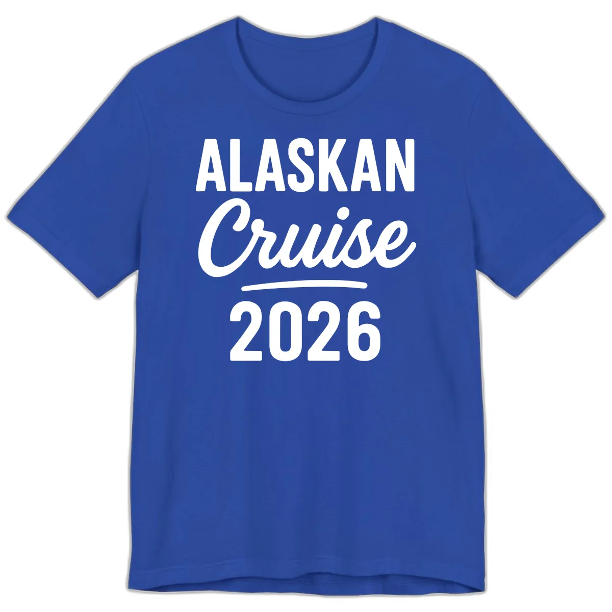 Alaskan Cruise 2026 Premium T-Shirt in True Royal