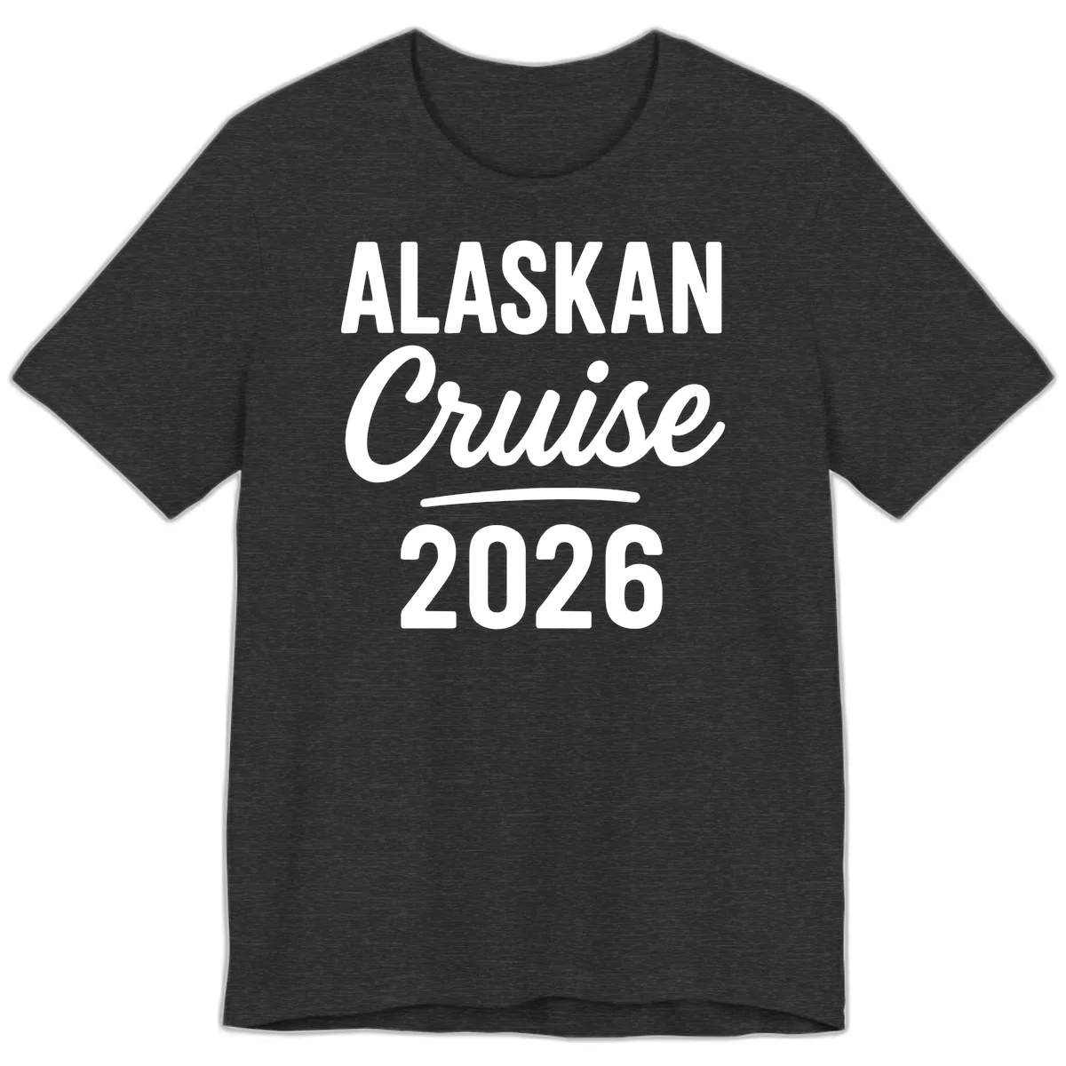 Alaskan Cruise 2026 Premium T-Shirt in Dark Grey Heather