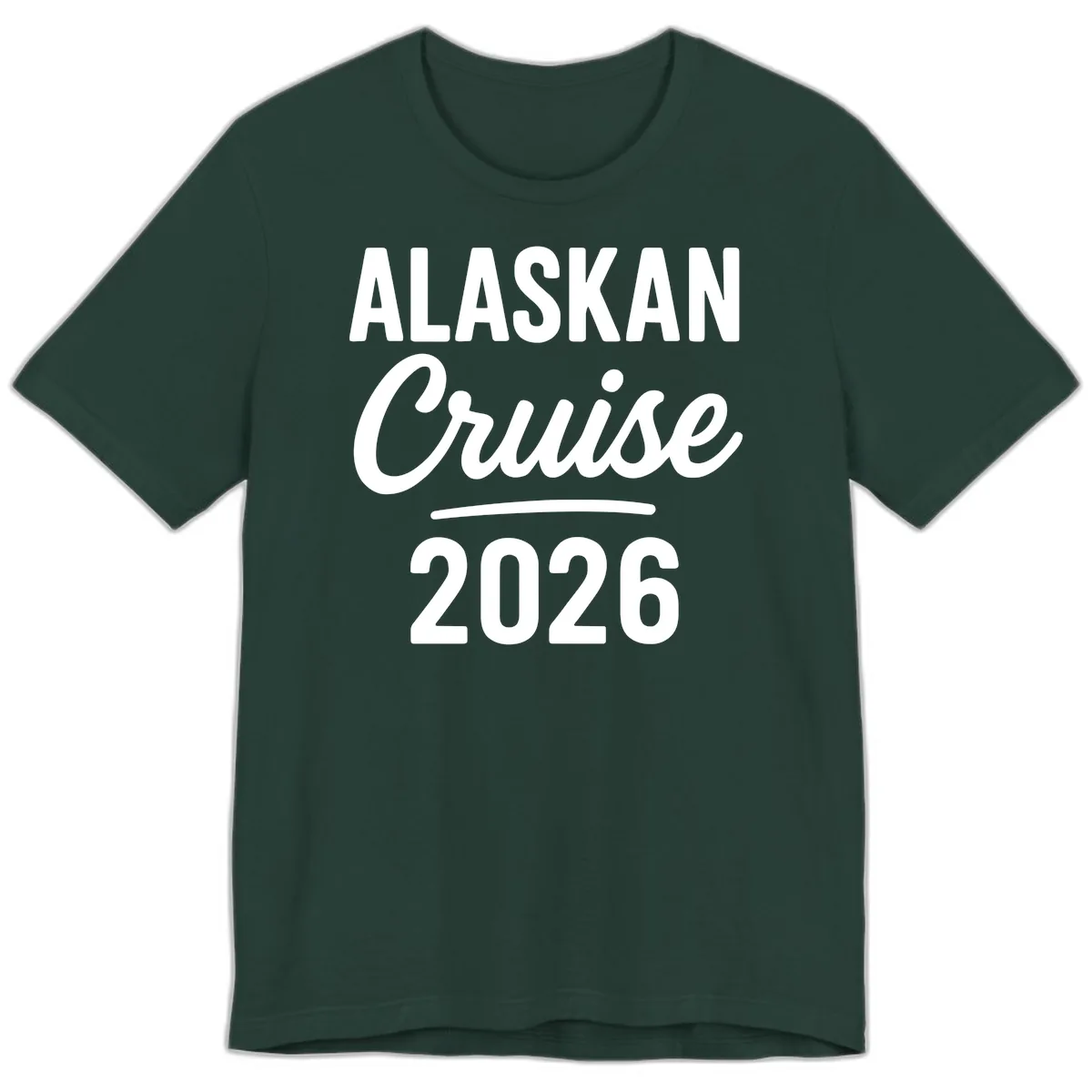 Alaskan Cruise 2026 Premium T-Shirt in Forest