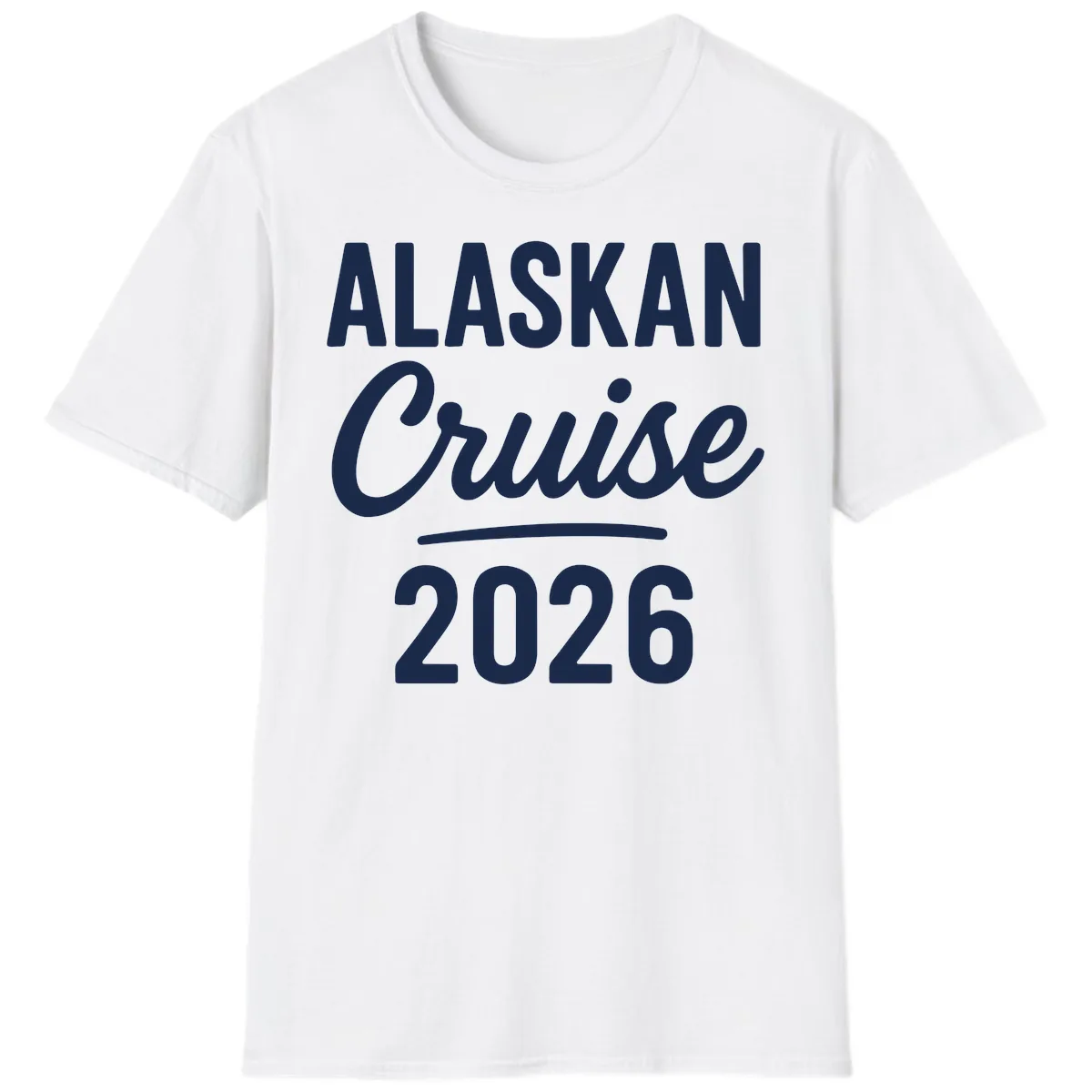 Alaskan Cruise 2026 T-Shirt in White