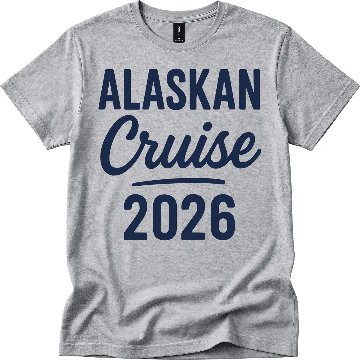 Alaskan Cruise 2026 T-Shirt in Sport Grey