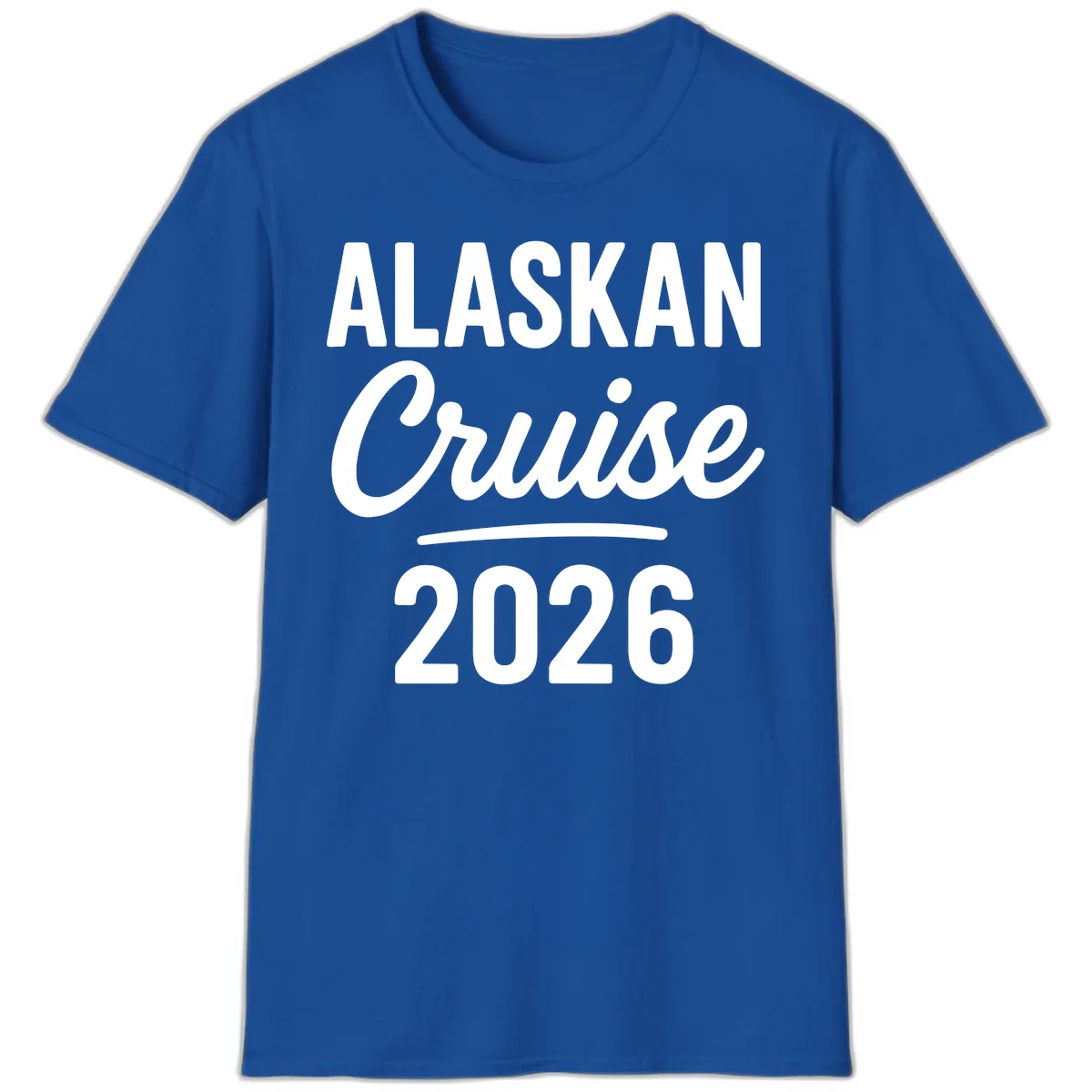 Alaskan Cruise 2026 T-Shirt in Royal
