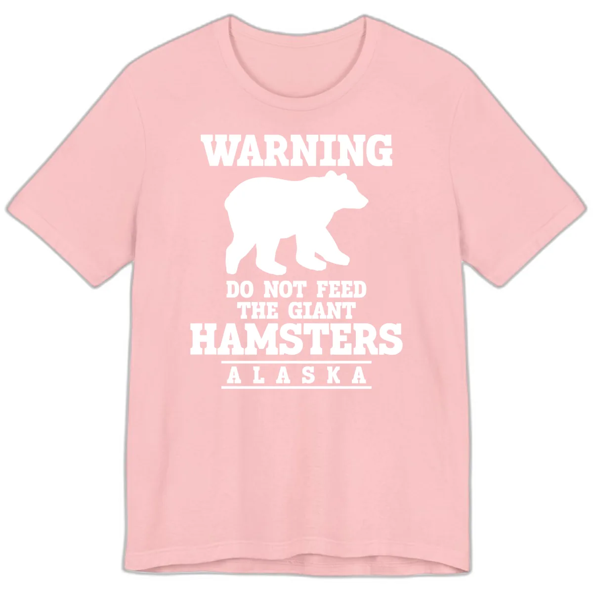Do Not Feed The Giant Hamsters Premium T-Shirt in Pink
