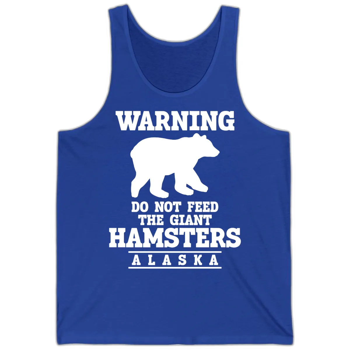 Do Not Feed The Giant Hamsters Tank in True Royal