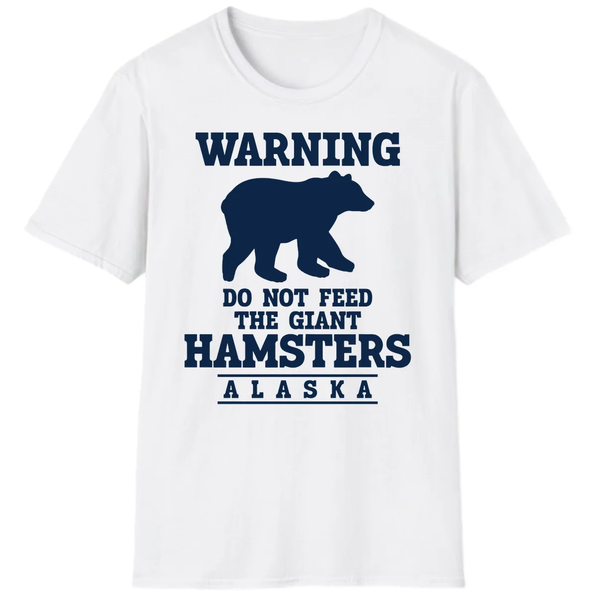 Do Not Feed The Giant Hamsters T-Shirt in White