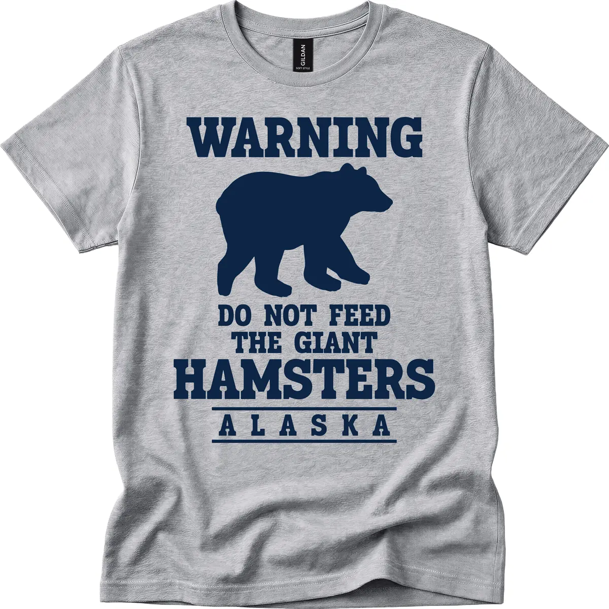 Do Not Feed The Giant Hamsters T-Shirt in Sport Grey